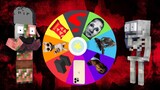Monster School : spin wheel Challenge Horror & Funny - Minecraft Animation