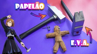 2 Maneiras de Fazer a Martelo Nobara do Anime Jujutsu Kaisen - Tutorial Cosplay