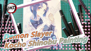 [Demon Slayer] Kocho Shinobu Painting / Mark Pens