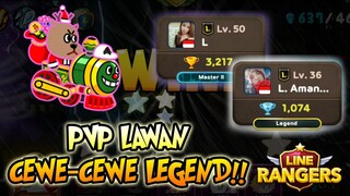 PVP MELAWAN CEWE-CEWE LEGEND!! ⚔️🔥 LINE RANGERS INDONESIA