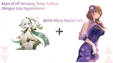 [Spiral Abyss 3.3] Mencoba Lisa Hyperbloom di HP Kentang Tetap Fullstar | Genshin Impact