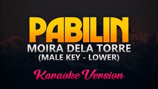 Pabilin - Moira Dela Torre (Karaoke/Instrumental)(Male Key - Lower)