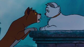 A classic scene in film history, a noble cat who inherited a multi-million-dollar inheritance fell i