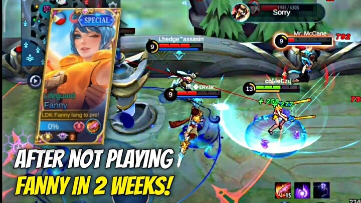 CABLETZY AFTER NOT PLAYING FANNY IN 2 WEEKS! | MLBB