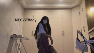 The whole song is covered by MEOVV's 'Body' in one shot (2am version)