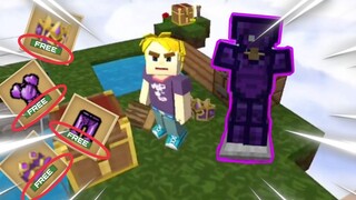 🔴GIVING NOOB A STRONGEST ARMOR IN SKYBLOCK😍 -SKY BLOCK-BLOCKMAN GO