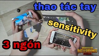 PUBG Mobile | settings 3 ngón thao tác tay và những pha sấy x6 bị cho là hack