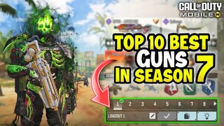 Top 10 Best Guns in Season 7 CODM 2024 | Gunsmith Loadout/Class Setup | Cod Mobile