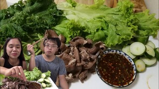 จุ๊กระเพาะหมู มะระขมๆ ผักมาเป็นสวน | แม่ชบา พาแซ่บบ