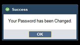 Your Password has been Changed.