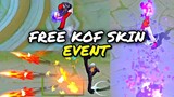 NEW FREE KOF SKIN MOBILE LEGENDS - NEW EVENT MOBILE LEGENDS