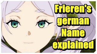 Frieren's German Name explained | Frieren: Beyond Journey's End