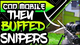 THEY BUFFED THE SNIPERS | COD Mobile