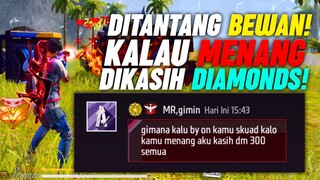 WAW! DITAWARIN 300 DM KALAU MENANG LAWAN BOCIL INI!