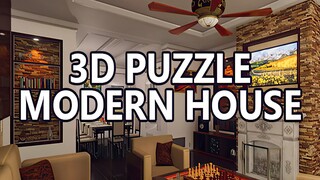 3D PUZZLE - Modern House | GamePlay PC