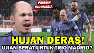 UDIN HADAPI HUJAN DERAS! MEMBUATNYA KESULITAN MELIHAT BOLA DAN PERMAINAN MENJADI KACAU #55 - FIFA 23