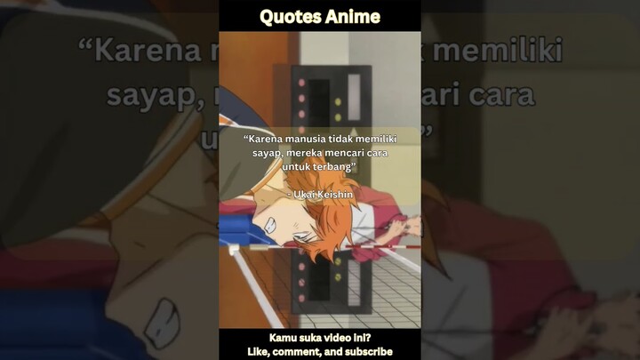 Quotes Anime part 34 2023 #shorts #short #animequotes #anime #haikyuu #hinatashoyo #kageyamatobio