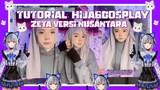 Tutorial Hijab Cosplay Vestia Zeta versi Nusantara by Aka