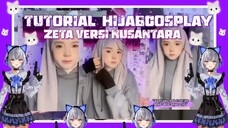 Tutorial Hijab Cosplay Vestia Zeta versi Nusantara by Aka