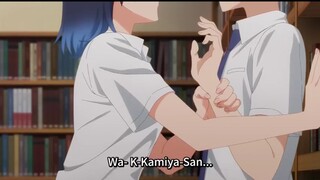 Kamiya and Izumi in library - Shikimori Not Just A Cutie Ep 7 [Clip]