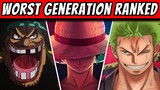 THE WORST GENERATION RANKED!? | ONE PIECE  DISCUSSION
