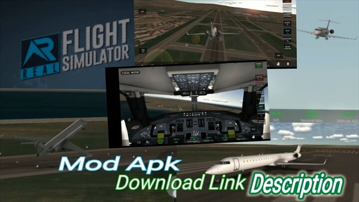 REAL FLIGHT SIMULATOR MOD APK ALL PLANES UNLOCKED 2.6.0 | FREE DOWNLOAD RFS MOD PRO NEW TERBARU 2025