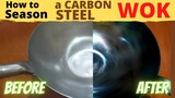 How to Season a NEW Carbon Steel Wok