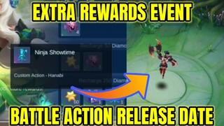 Hanabi Battle Action Extra Rewards Event Update Release Date | MLBB