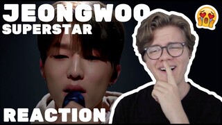 TREASURE : PARK JEONG WOO - SUPERSTAR (Ruben Studdard Cover) | REACTION!