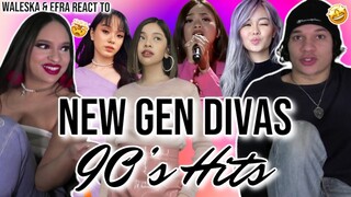 Elha Nympha Slayed!!🥵 Waleska & Efra react to Philippines NEW GEN DIVAS - 90s Medley