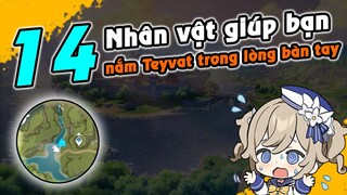 GI | 14 Nhân vật giúp bạn đọc Map Teyvat trong một nốt nhạc | Khám Phá Genshin Impact