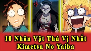 Top 10 nhân vật THÚ VỊ NHẤT Kimetsu No Yaiba. Phần 1