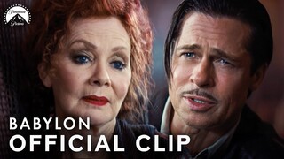 Babylon | "Why They Laughed" Clip feat. Jean Smart and Brad Pitt | Paramount Movies