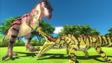 The journey of ﻿Kaprosuchus & Tarbosaurus! - Animal Revolt Battle Simulator