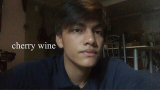 hozier- cherry wine cover