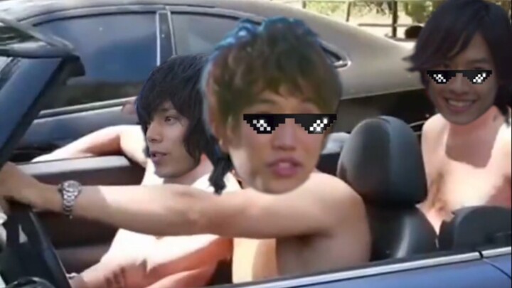 Come on, Tendou Souji, get in the car! Let's show off together
