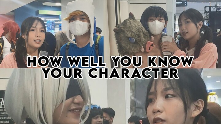 How Well You Know Your Character