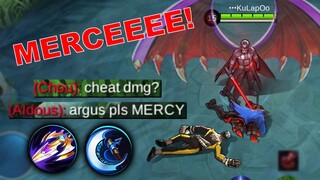 ARGUS BRUTAL BUILD ENEMY ASK FOR MERCY | MLBB | TOP GLOBAL ARGUS