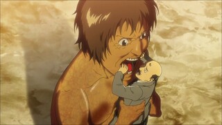 Gross death moment that is the man who killed Grisha's sister Faye    | Attack On Titan Season 3 |