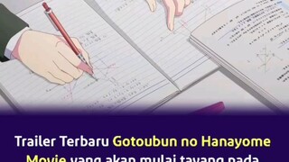 trailer ke 2 untuk ova gotoubun no hanayome