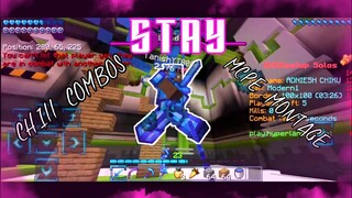 "STAY" mcpe montage (CHILL COMBOS) | #adnieshchiku #minecraft