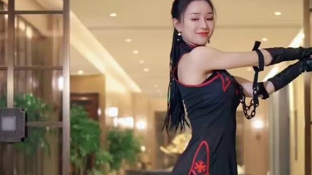 Beautiful girl dancing