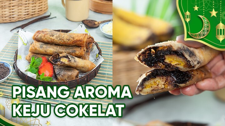 Menu Buka Puasa Reesep Pisang Aroma Keju Cokelat, Lumer Cokelat Kejunya Bikin Candu!