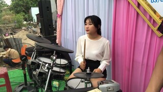 Ngày Em Ra Đi ( Hoà Tấu ) Chachacha - Ni Ni Drum Cover Quá Đỉnh