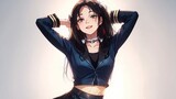 [AI Animation] The dancing 2D girl