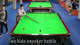 [Olahraga]Perang snooker antara dua anak