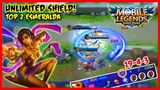 My Shield is My Weapon! Top 2 Global Esmeralda by ULTEAR - Mobile Legends - MLBB