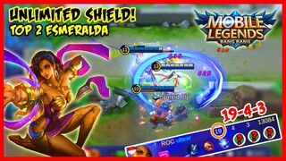 My Shield is My Weapon! Top 2 Global Esmeralda by ULTEAR - Mobile Legends - MLBB