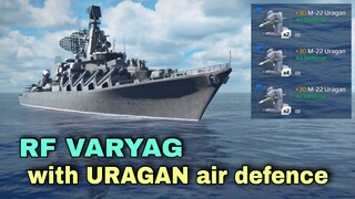 Full URAGAN air defence equipped in RF VARYAG | Modern Warships