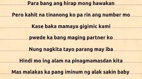 Para bang ang hirap hawakan